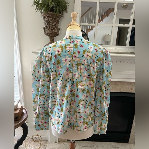 FATE/Anthropologie Floral V-Neck Blouse - Picture 5 of 8